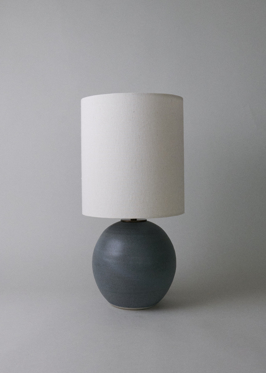 Small Orb Lamp in Lake Blue
